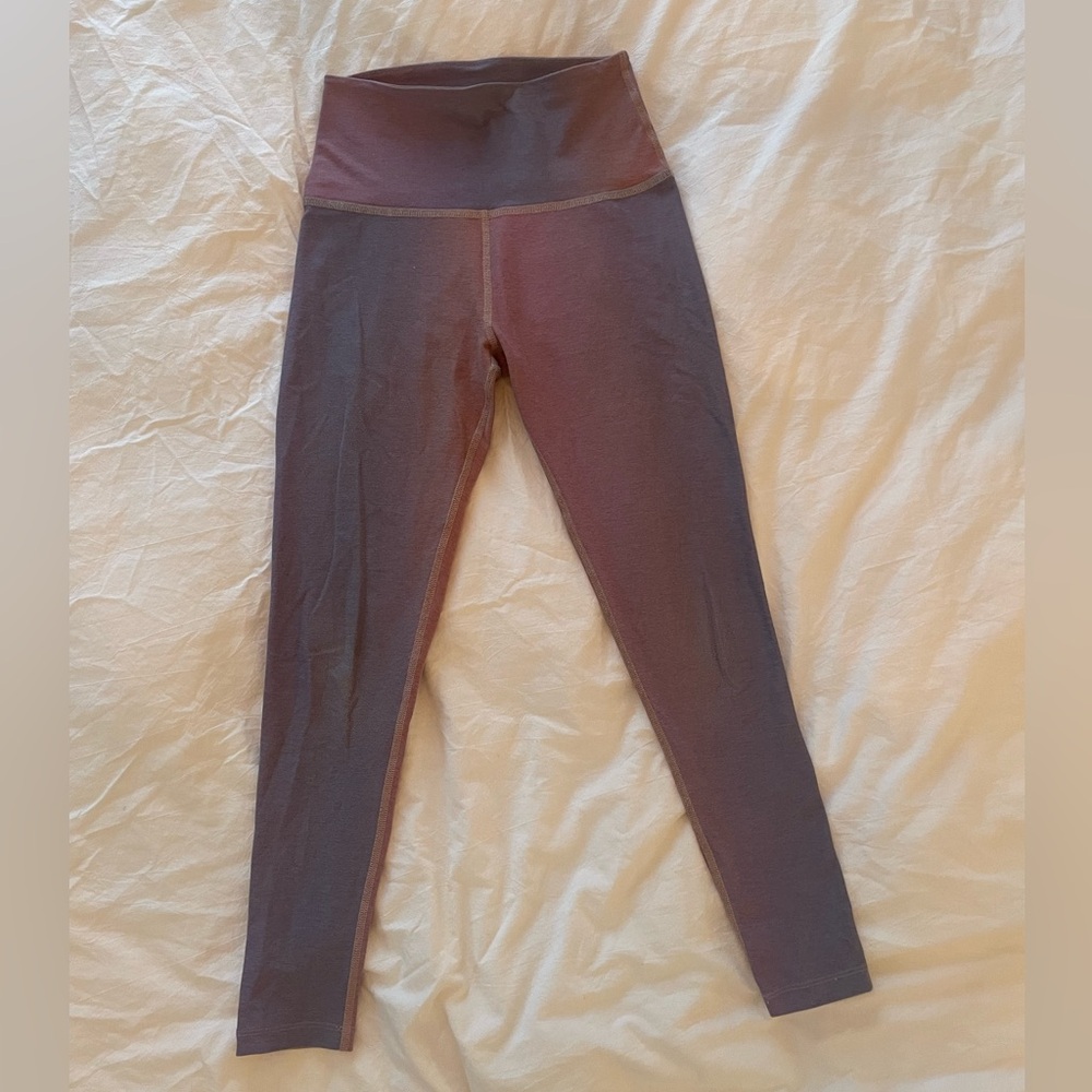 Beyond Yoga Spacedye Caught In The Midi High Waisted Legging - chai Jewel
